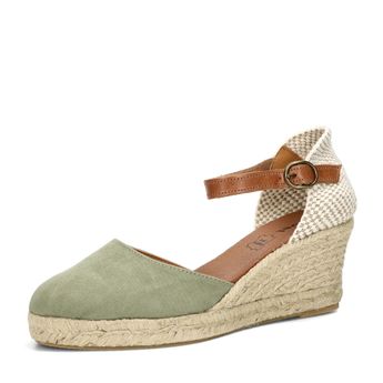 Robel women's textile sandals - green