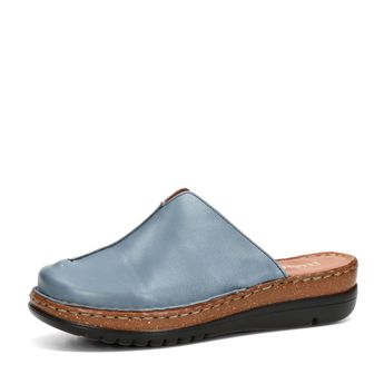 Robel women's leather slippers - blue