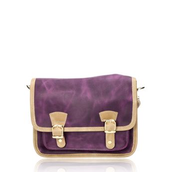 Robel women's leather handbag - purple
