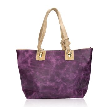 Robel women's leather bag - purple