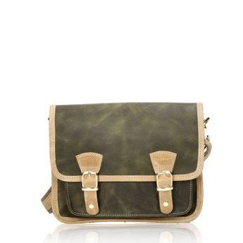 Robel women's leather handbag - olive