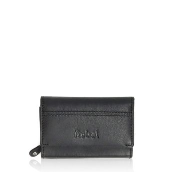 Robel women's leather practical wallet - black