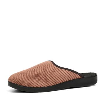 Robel men's comfort slippers - brown