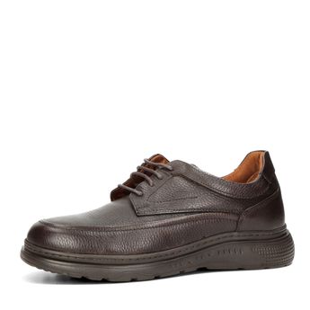 Robel men's leather low shoes - dark brown