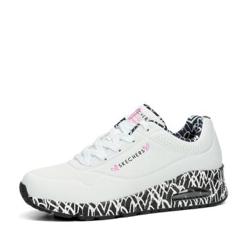 Skechers women´s stylish sneaker with pattern - white