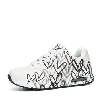 Skechers women´s stylish sneaker with pattern - white