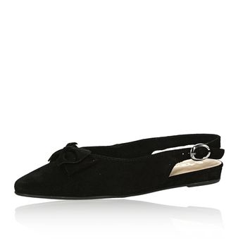 Tamaris women´s suede sandals - black