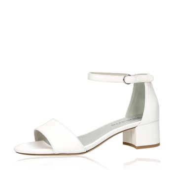 Tamaris women's stylish velcro sandals - white