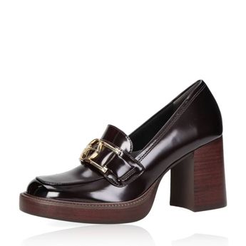 Tamaris women's stylish low shoes - dark brown