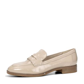 Tamaris women's fashionable loafers - beige