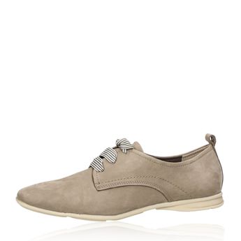 Tamaris women´s nubuck low shoes - beige/brown