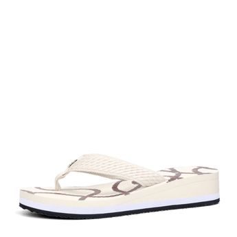 Tommy Hilfiger women's stylish flip flops - white
