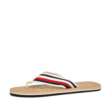 Tommy Hilfiger men's beach slippers - white
