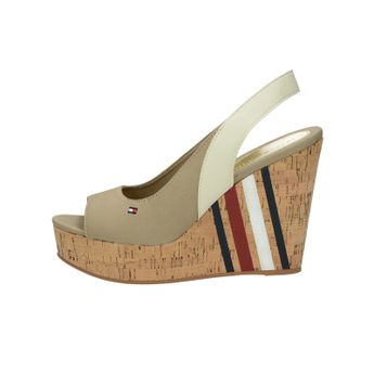 Tommy Hilfiger women´s stylish wedge sandals - beige