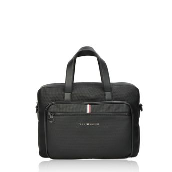 Tommy Hilfiger men's laptop bag - black