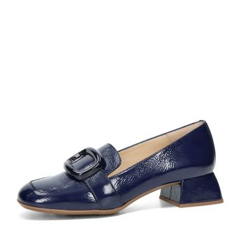 Wonders women's leather low shoes - dark blue