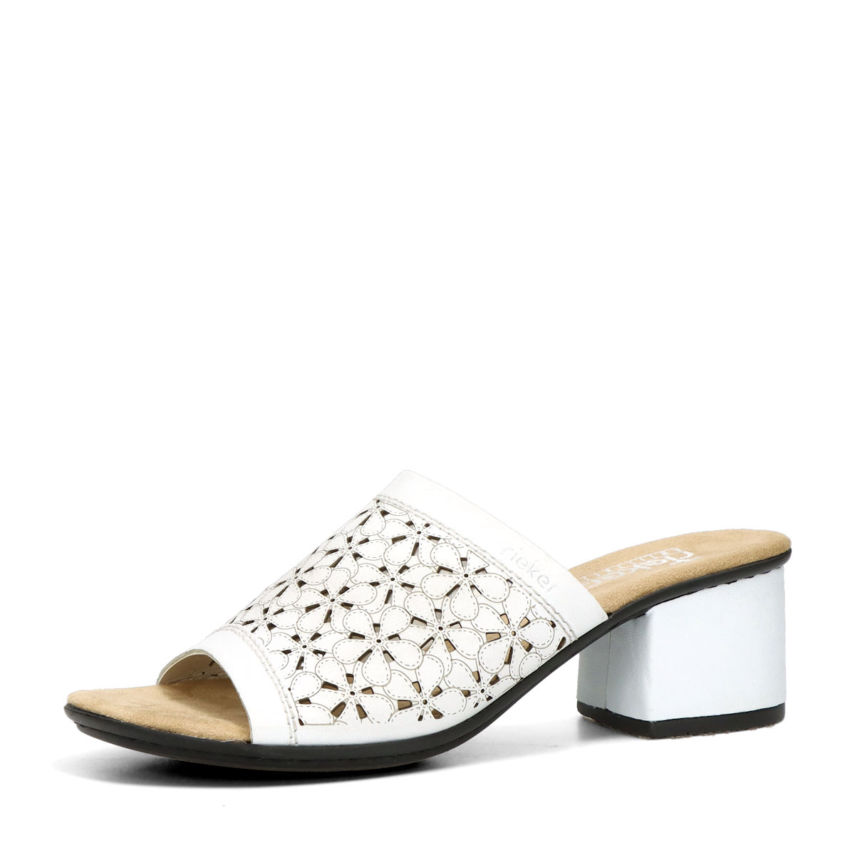 skandale Et kors Gods Rieker women's comfortable slippers - white | Robel.shoes