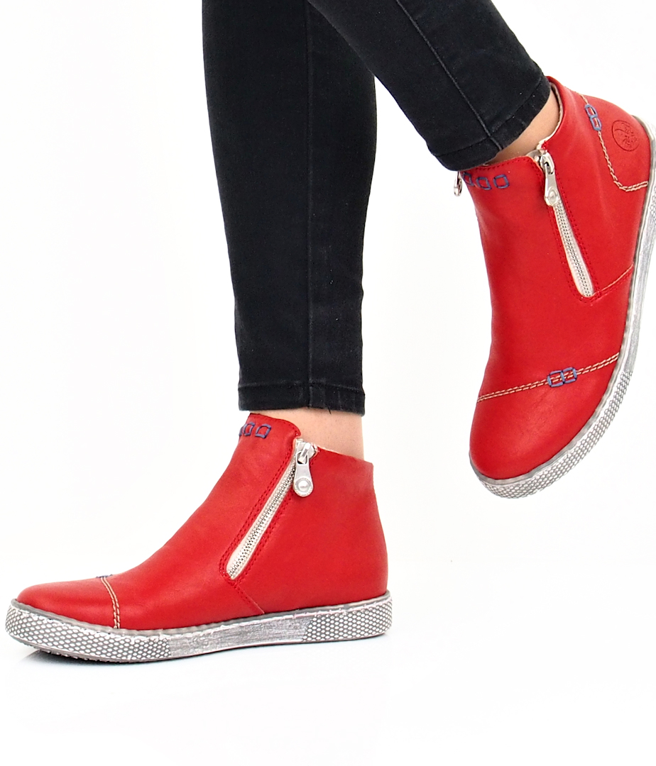 Rieker women´s ankle boots - red |